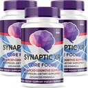 (3 Pack) Synaptic XR Capsules, SynapticXR, Synaptic XR Core Focus, Synaptic XR Cerveau Caps, Synaptic XR, Synaptic XR Cerveau Synaptic XR, Synaptic XR Advanced Formule 180 Capsules pendant 3 mois