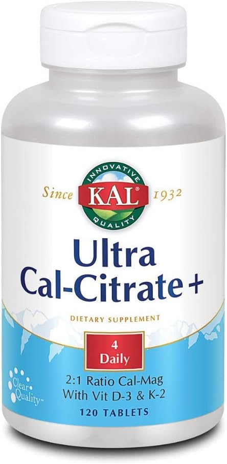 Kal Citrate de calcium ultra plus comprimés, 120 Compte