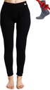 Merino Laine Base Laine Pantalon Femme 100% Merino Leggings Laine Poids lourd, Midweight, Lite Thermal Sous-vêtements Bas et Chaussettes