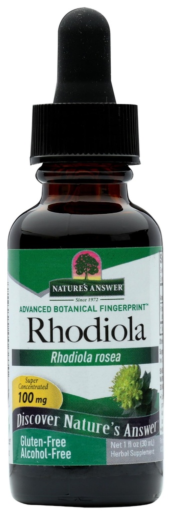 Réponse de la nature Rhodiola Root.