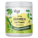Graviola Poudre de feuille de sourcils - L'origine unique, vert vrai, bio Graviola feuilles en poudre - Sourcils doux séchés et haute puissance avec des antioxydants puissants, vitamines – Pas de sucre, non-OGM, 8 oz