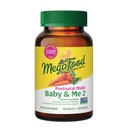 Megafood Baby & Me 2 Vitamines postnatales pour les femmes qui allaitent avec du folate (forme naturelle d'acide folique), Choline, Iodine, vitamine D, feuille de Moringa et plus - 120 onglets (60 portions)