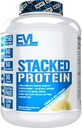 Évlution Nutrition Protéine empilée Poudre de protéines avec 25 grammes de protéines, 6 grammes de BCAA et 5g de glutamine (Vanilla Ice Cream, 5 LB)