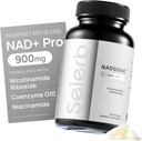 Selerb NR900 - NAD+ Supplement for Skin Aging Support, Cellular Energy Support and Focus, High Potency - 60 Counts - Wellness Supplements Dietary