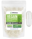 XPRS Nutra Taille 0 Capsules vides - 100 Capsules vides de compte - Pilule végétarienne - Garniture de capsules végétales - Pilules de légumes pour les suppléments Do-It-Youlf