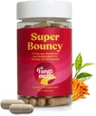 Fungiments Super Bouncy - Supplément Champignons - Cordyceps Champignons, Thé Vert, Ginseng - Énergie et Focus (60 Capsules)