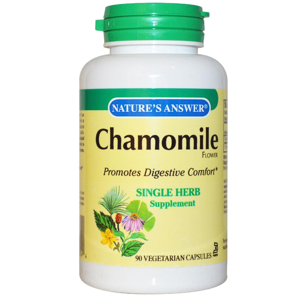 Nature's Answer Camomile Flower -- 90 Capsules végétariennes