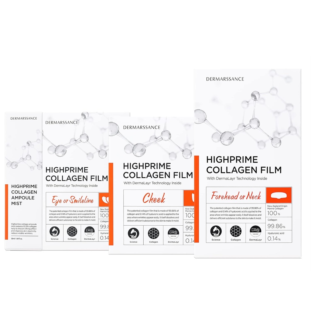 Kit film & Mist de Highprime Collagen - Ensemble complet pour 5 séances