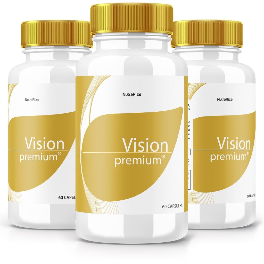 (3 Pack) Vision Premium, supplément de soutien aux yeux Premium, Vision Premium pour améliorer la concentration et la concentration, Vision Premium pilules tout-naturelles pour les yeux sains, VisionPremium Reviews (180 Capsules)
