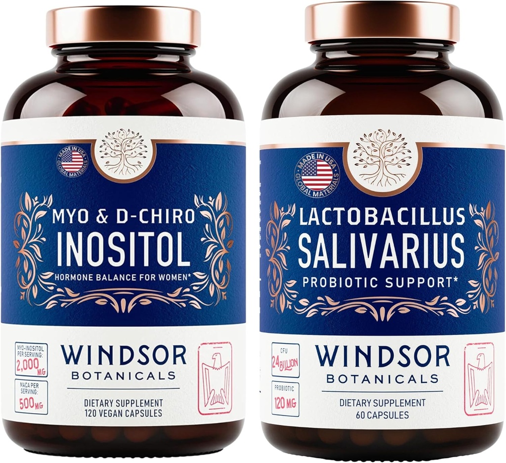 Myo-D-Chiro Inositol et Lactobacillus Salivarius Probiotique Soutien à la santé des femmes