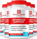 (5 Pack) Capsules de secours fiables, pilules de soutien complètes TrustedRelief, toute la formule naturelle pour des niveaux stables et une circulation saine, avis de supplément Premium (300 Capsules)