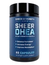 Supplément DHEA pour les hommes DHEA 100mg - Supplément DHEA pur pour les hommes pour la force et l'équilibre hormonal - DHEA pour les femmes et les hommes - Absorption améliorée haute pureté 60 SV USA