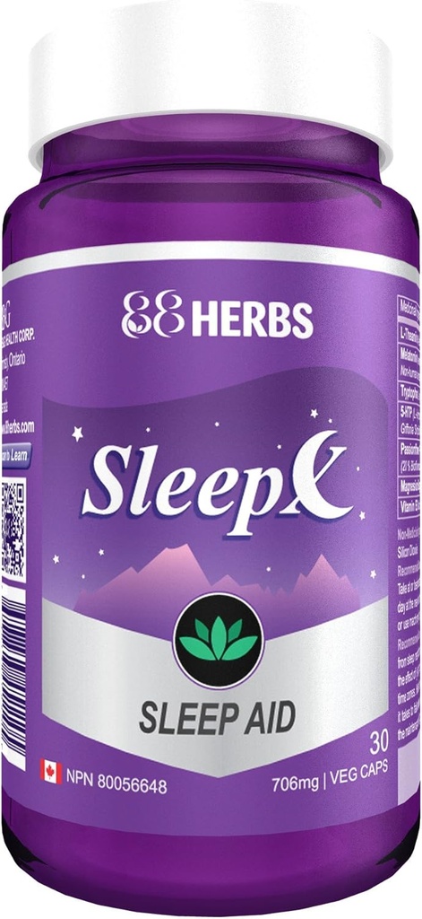 Supplément de sommeil naturel avec Sleep-X-Sleep.