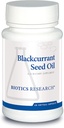 Recherche en biotique Huile de graines de cassis Source naturelle d'acide gamma linolénique GLA, 535 mg Capsule, soutient la santé cardiovasculaire, réparation normale des tissus, système immunitaire, santé des femmes 60 capsules