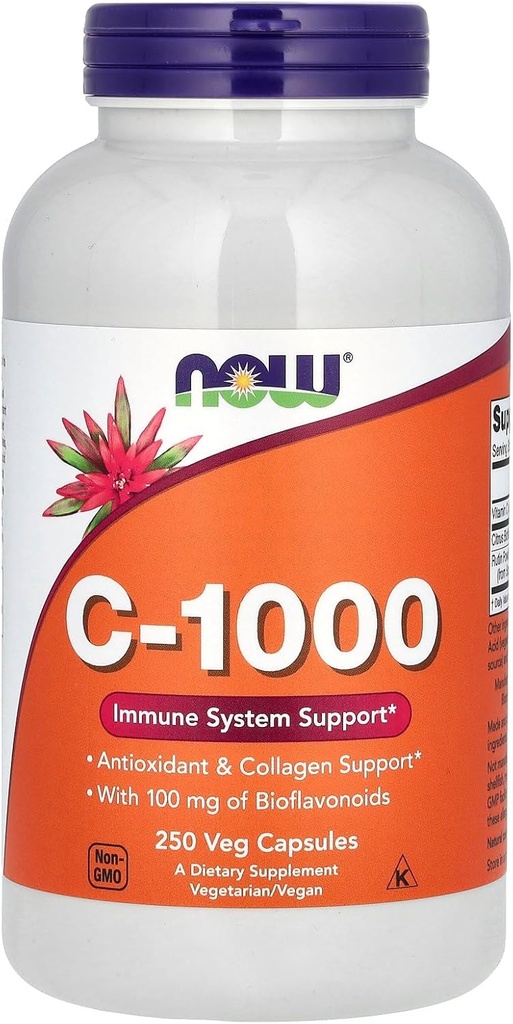 Maintenant Aliments C 1000, 250 Capsules