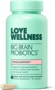 Love Wellness Big Brain Probiotics (en anglais seulement) Nootropics Cerveau Support Suppléments pour mémoire et focus (en anglais seulement) Promote la clarté mentale et l'humeur (en anglais seulement) Bio Reishi, Chaga et Lions Mane (en anglais seulement) 30 Comte
