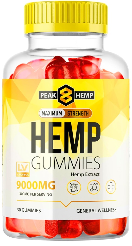 1 Pack - Peak 8 Gummies, Peak 8, Peak 8 Hemp Gummies, Peak 8 Gummy, Peak Eight Gummy s, Peak Gummies, Peak8, Peak8 Gummies, Wellness Peak Hemp Gummies, Peak 8 Gummies Maximum Strength, 30 Gummys
