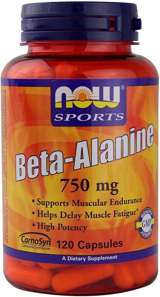 Now Foods Beta Alanine 750 mg-120 Capsules