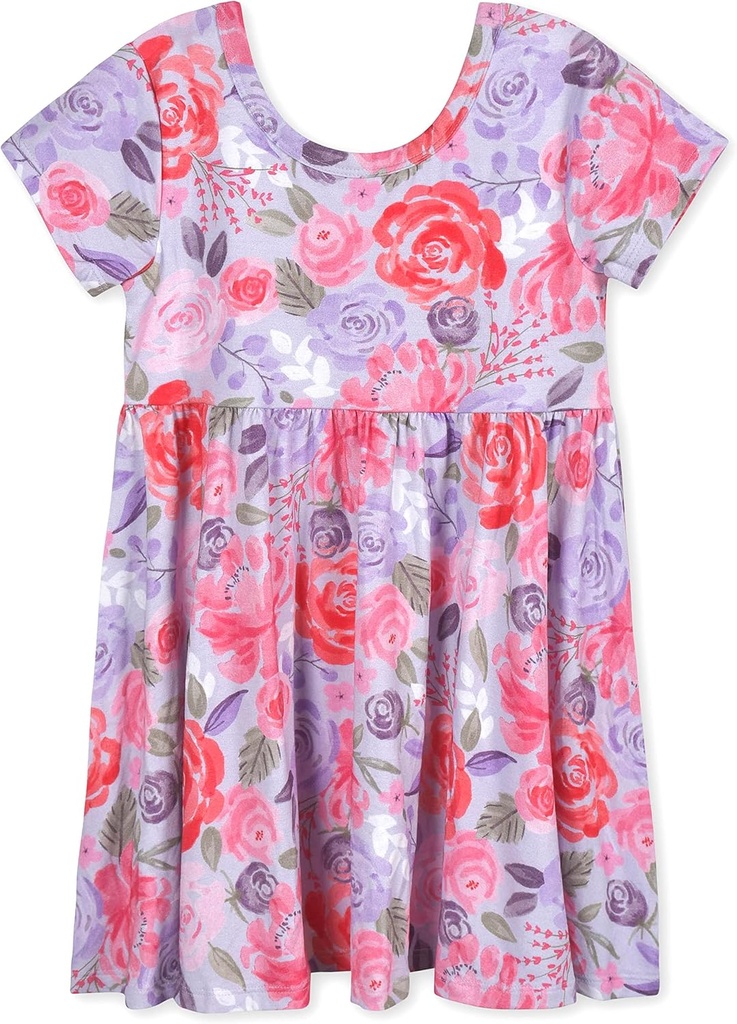 Gerber Bébé Filles' Buttery douce manches courtes Tirl Robe avec viscose en Eucalyptus