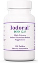Comprimés d'iode 12,5 mg pour le soutien nutritionnel – 180 comprimés – Supplément quotidien avec Iodide de potassium pour le bien-être et la vitalité – 1 paquet