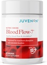 Supplément d'oxyde nitrique Juvenon BloodFlow-7 avec la nitrosigine