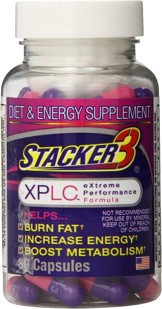 Formule de performance extrême 3 XPLC originale Stacker, 80 capsules
