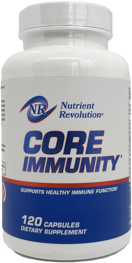 Immunité CORE - Supplément Santé Immune - Booster Imune quotidien et multivitamine - Quercetin et Bromelain - Antioxydant et protection radicale libre - 120 ct.