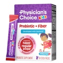 Choix du médecin Enfants Probiotiques + Packets de fibre prébiotiques (Age 1+) - Soutient la régularité, la constipation occasionnelle et un système digestif sain - Pas d'allergènes ou de conservateurs - Non aromatisé - 24 Pack
