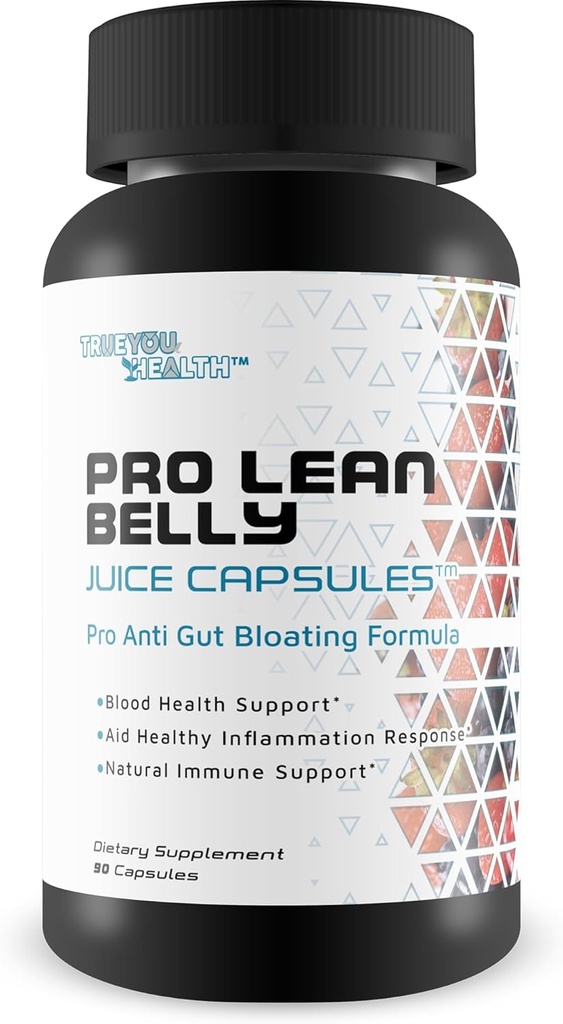 Pro Lean Belly Juice Capsules - Supplément de nettoyage quotidien - Soutien santé digestive, la santé immunitaire, la régularité, et le bien-être global - Detox Cleanse - Aide Amélioration de la santé et de l'énergie - avec Psyllium & Aloe