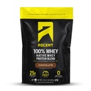Ascence 100% poudre de protéines de lactosérum - Après l'entraînement Isolation de la protéine de lactosérum, Zéro arômes et édulcorants artificiels, sans gluten, 5,5g BCAA, 2,6g Leucine, acides aminés essentiels, chocolat 2 lb