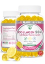 Lunakai USA Gommies de collagène pour les femmes et les hommes de plus de 50 ans, Biotine & Vitamine C, soutient l'élasticité de la peau, la force des cheveux et des ongles, le soutien des articulations, 60ct