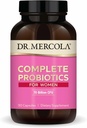 Dr Mercola Complete Probiotics for Women - Supports Gut, Vaginal & Immune Health - Contient des souches de Lactobacillus - Non-OGM, sans gluten et sans soja - 90 capsules (90 portions)