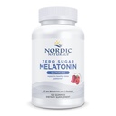 Nordic Naturals Zéro sucre Mélatonine Gommies, framboise - 120 Gommies - 1,5 mg Mélatonine - Grand goût - Sommeil reposant, soutien antioxydant - Non-OGM, végétalien - 120 portions