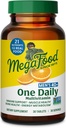 MegaFood Hommes 40+ Une multivitamine quotidienne pour les hommes avec vitamine B, vitamine D3, sélénium, zinc et nourriture réelle - Soutien immunitaire, métabolisme énergétique et santé des muscles et des os – non OGM; végétarien - 30 onglets