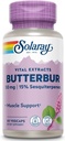 Solaray Extrait de racine de beurre 50mg de soutien pour la santé musculaire lisse vasculaire, le flux sanguin, la fonction respiratoire et le système urinaire Santé