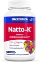 Enzymedica, Natto-K, supplément de nattokinase, favorise la santé cardiaque et la circulation, 90 comte