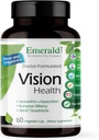 EMERALD LABS Vision Health - Supplément santé oculaire Premium avec Lutéine, Zeaxanthin et Albion Zinc chélaté - Vegan & sans gluten - 60 capsules végétales (30 jours d'approvisionnement)