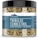 Éléments terriens Tribulus Terrestris 200 capsules, pures et non diluées, sans additifs