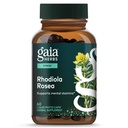 Gaia Herbes Rhodiola Rosea - Supplément de soutien au stress Traditionnellement pour soutenir l'endurance et l'endurance saines - avec extrait de racine de Rhodiola sibérienne* - 60 Phytocapsules liquides végétaliens (30 jours d'approvisionnement)