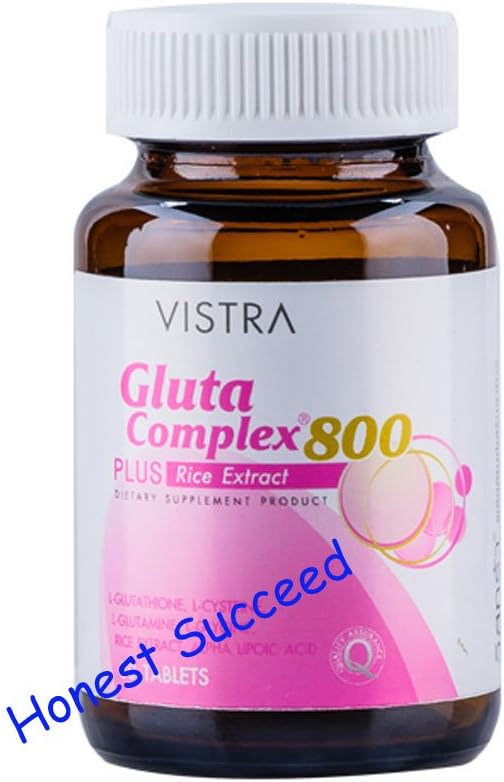 Vistra Gluta Complex 800 Plus Rice Extract 60 capsules.
