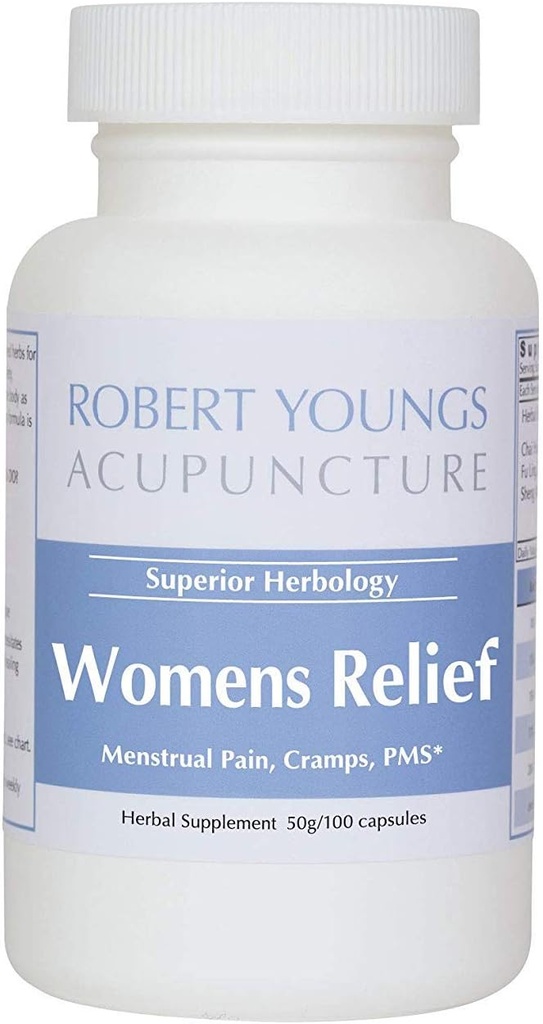 Femmes Relief — Meilleur PMS à base de plantes, gêne menstruelle et période Cramping Relief (100 capsules)