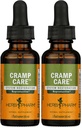Herb Pharm Cramp Care Extrait d'herbe liquide pour soutenir un cycle menstruel sain - 1 once (paquet de 2)