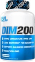 Supplément de diindolylméthane EVL pour les hommes - DIM avancé 200mg avec Dim Plus Bioperine pour l'absorption améliorée - Supplément de bilan hormonal végétalien non-OGM pour l'humeur et la performance énergétiques améliorées