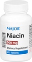Major Niacine 500mg - Supplément diététique - 100 comprimés