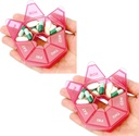 Organisateur de pilules, 2 Pack Pill Box, Petites pilules, Organisateurs de médicaments 1 fois par jour, Conteneur d'organisateurs de médicaments hebdomadaires, Titulaire de médicaments, Conteneurs de pilules quotidiennes pour les voyages 7 jours(rouge)