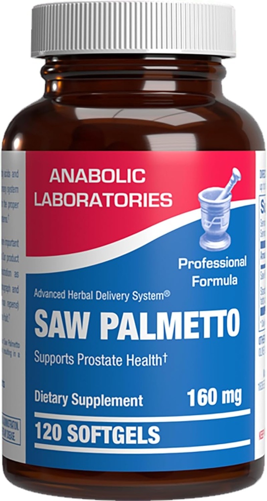 Palmetto de scie à absorption élevée pour les hommes - supplément de santé urinaire à base de plantes et de la prostate pour les hommes avec extrait de palmet de scie - non-OGM et fabriqués aux États-Unis dans des installations de cGMP - jusqu'à 120 portions