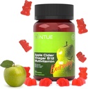 Gummées de vinaigre de cidre de pomme B12 Multivitamine, supplément de VAC Vitamines de gummy, supplément végétarien pour les femmes et les hommes, non OGM, soutenir les niveaux d'énergie normaux et la santé des gummées 60 Gummées (30)