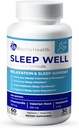 Aide naturelle au sommeil avec le glycinate de magnésium, la racine valériane et la camomille