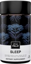 PALO Sleep & Stress Support – Supplément végétalien sans mélatonine avec racine valériane biologique, L-Theanine, Magnésium, Camomille, Lemon Baume & Passionflower – 90 Capsules
