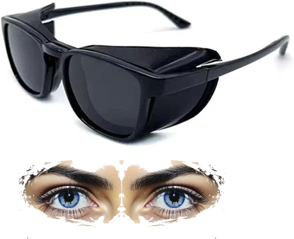 Hydratant les yeux secs Verres avec des chambres d'humidité en silicone doux et un tampon de circulation d'humidité pour les yeux secs Symptômes